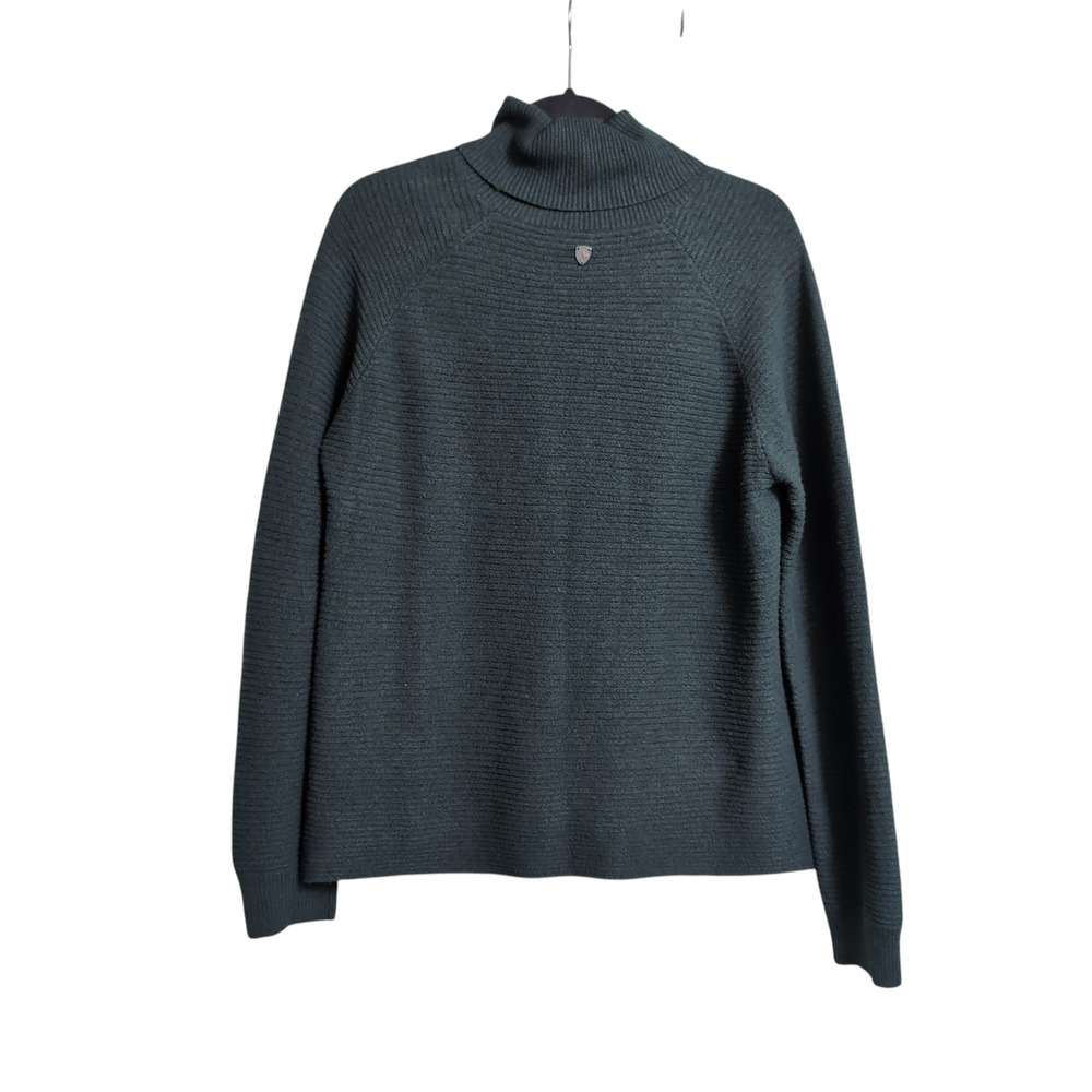 Kuhl Solace Sweater Soft Pine Green Cowl Neck L